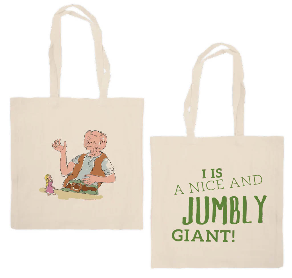 Tote Bag: The BFG, I Is A Nice And Jumbly Giant