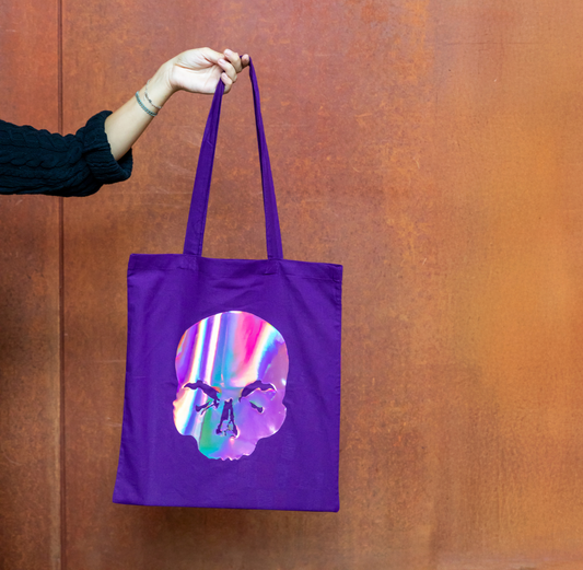 Tote Bag: Iridescent Skull