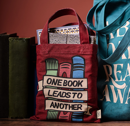 Tote Bag: One Book Leads To Another (Small)