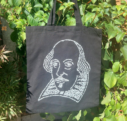 Tote Bag: Shakespeare Insults - Black