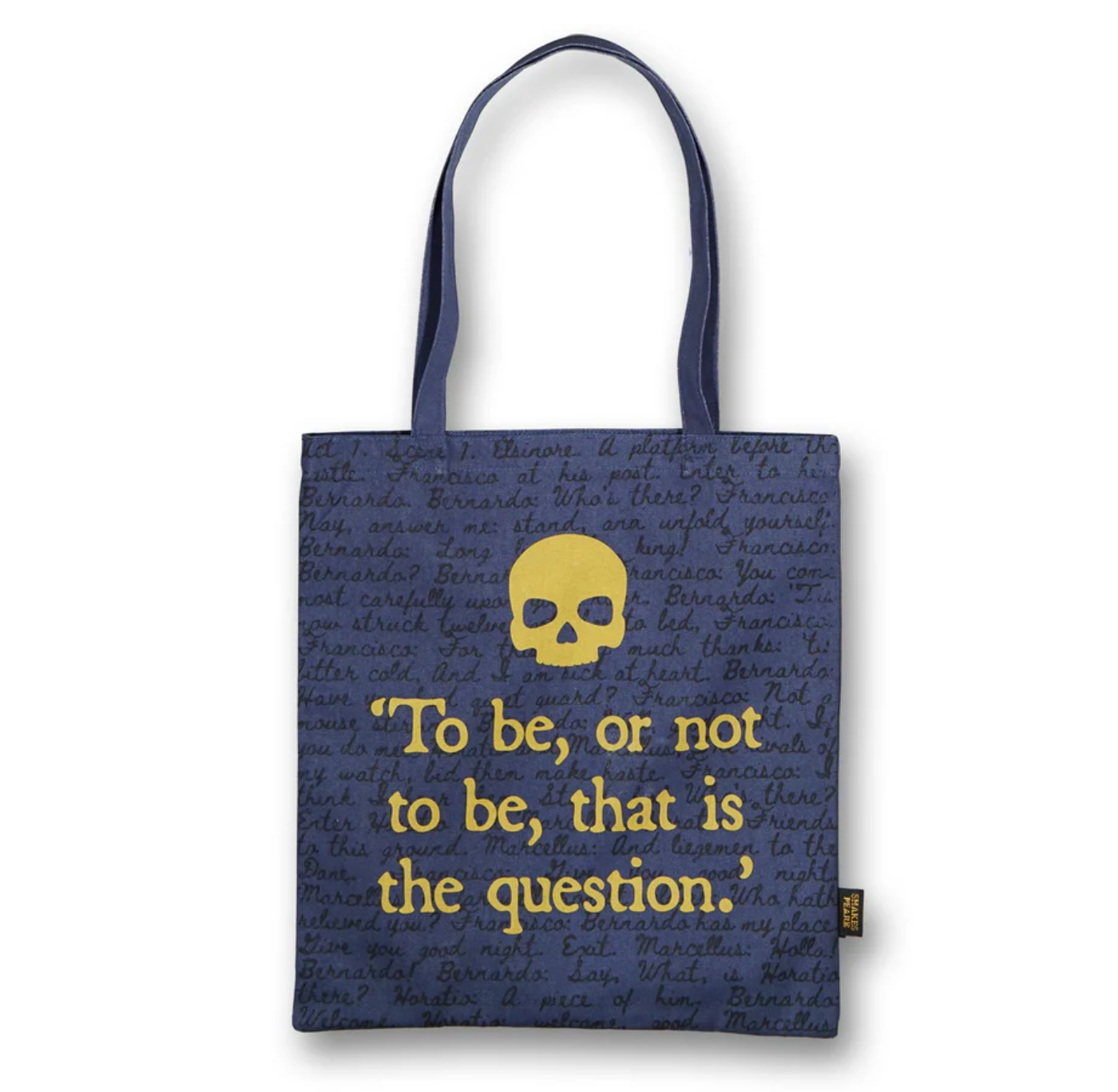 Tote Bag: To Be Or Not To Be (Blue)
