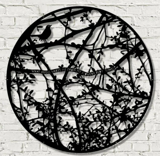 Wall Art - What Angel Wakes Me From My Flowery Bed?