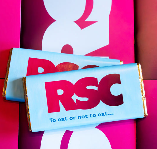 White Chocolate Bar: RSC Logo