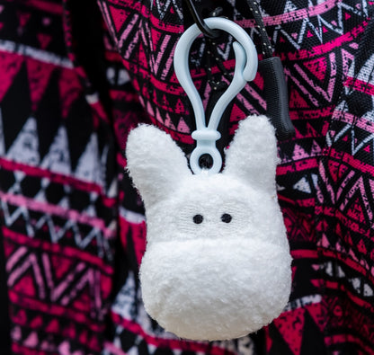 White Totoro Plush Backpack Clip - My Neighbor Totoro
