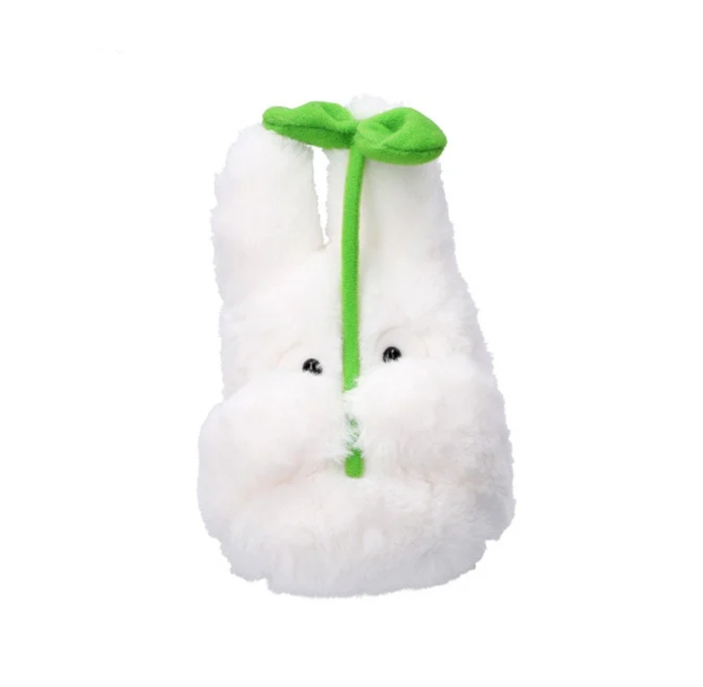 White Totoro Plush With Leaf - My Neighbour Totoro