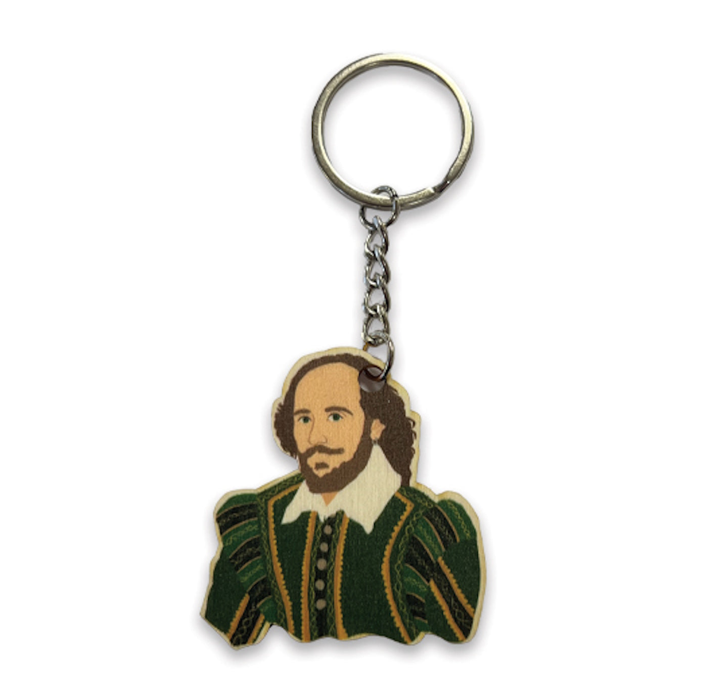 Wooden Keyring: Shakespeare