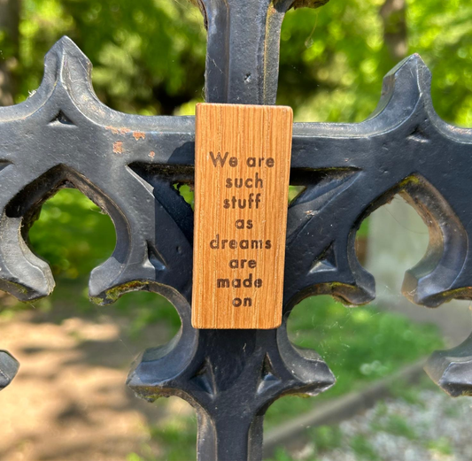 Wooden Magnet: The Tempest - We Are Such Stuff