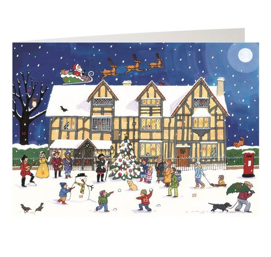 Shakespeare's Birthplace Advent Card
