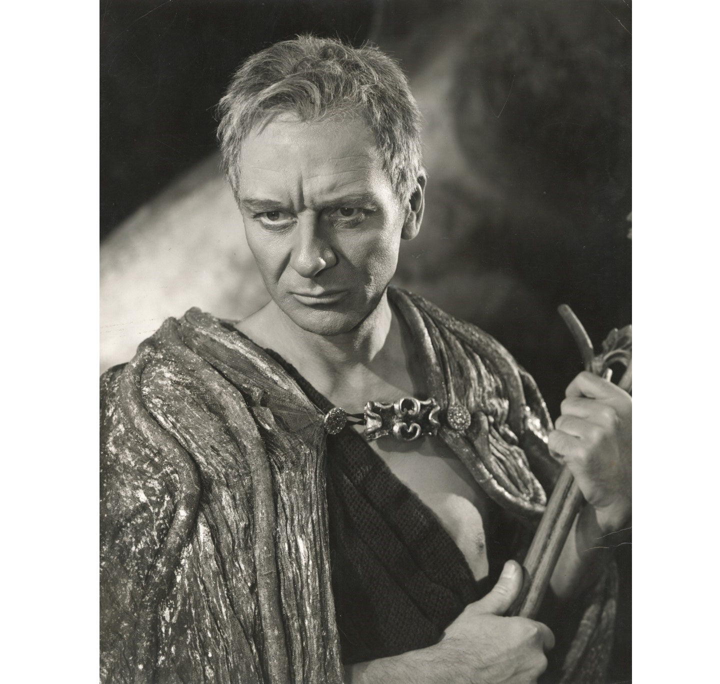 McBean Postcard: John Gielgud as Prospero