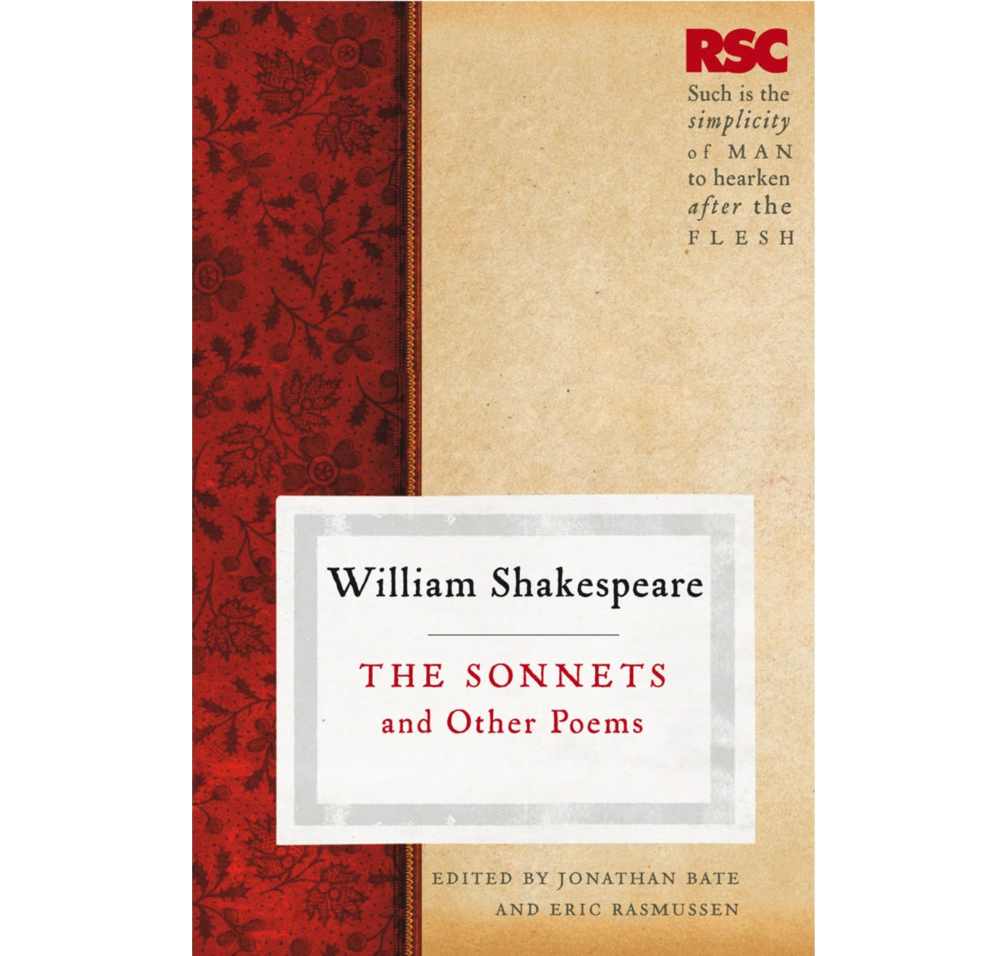 Sonnets: RSC Shakespeare Text PB