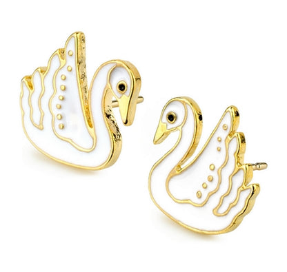Earrings: Swan